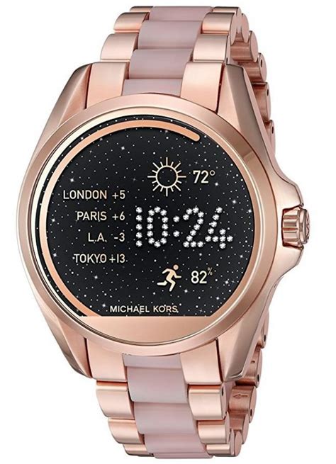 rose gold michael kors watch touch screen
